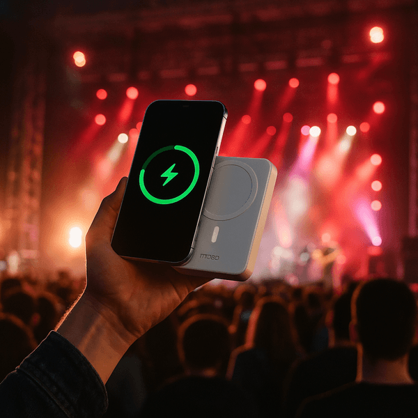 Power Bank Mobo Magsafe Grape 10,000 Mah 20w - Blanco -1-